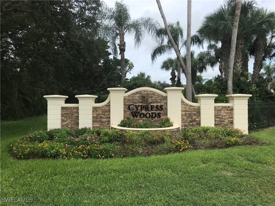 Entrance to Cypress Woods Golf & CC