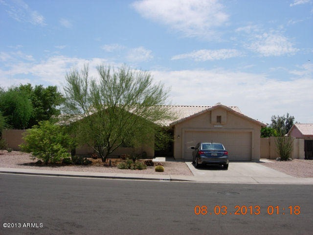 Front side of home