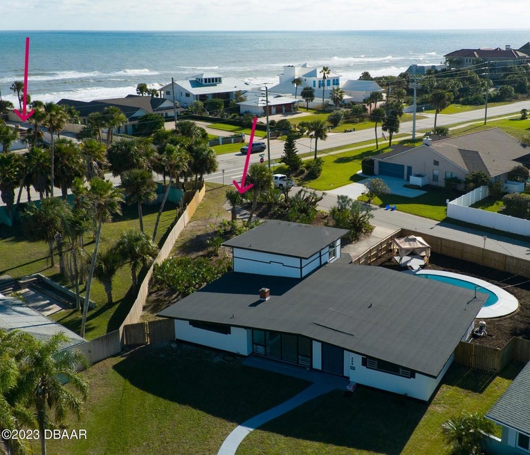 236 Royal Dunes Circle aerial front beac