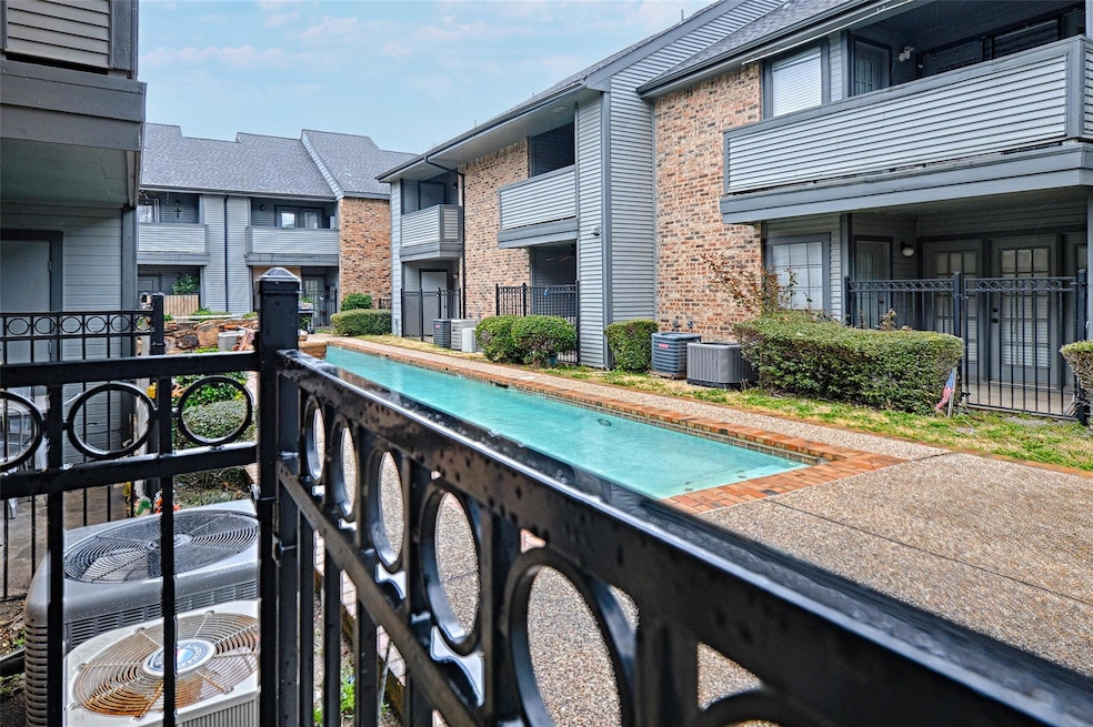 Balcony featuring cooling unit