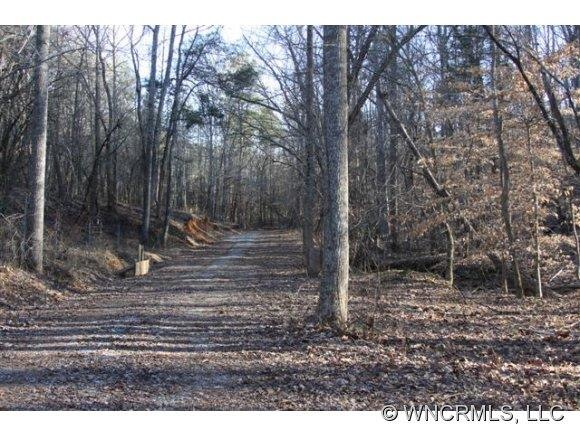 Private gravel road