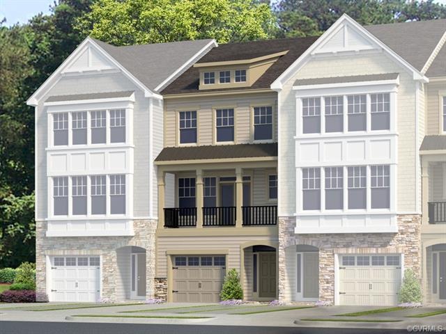 Rendering of the home being built on this home sit