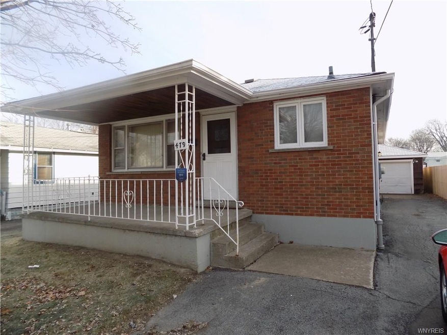 Front View with Covered Porch