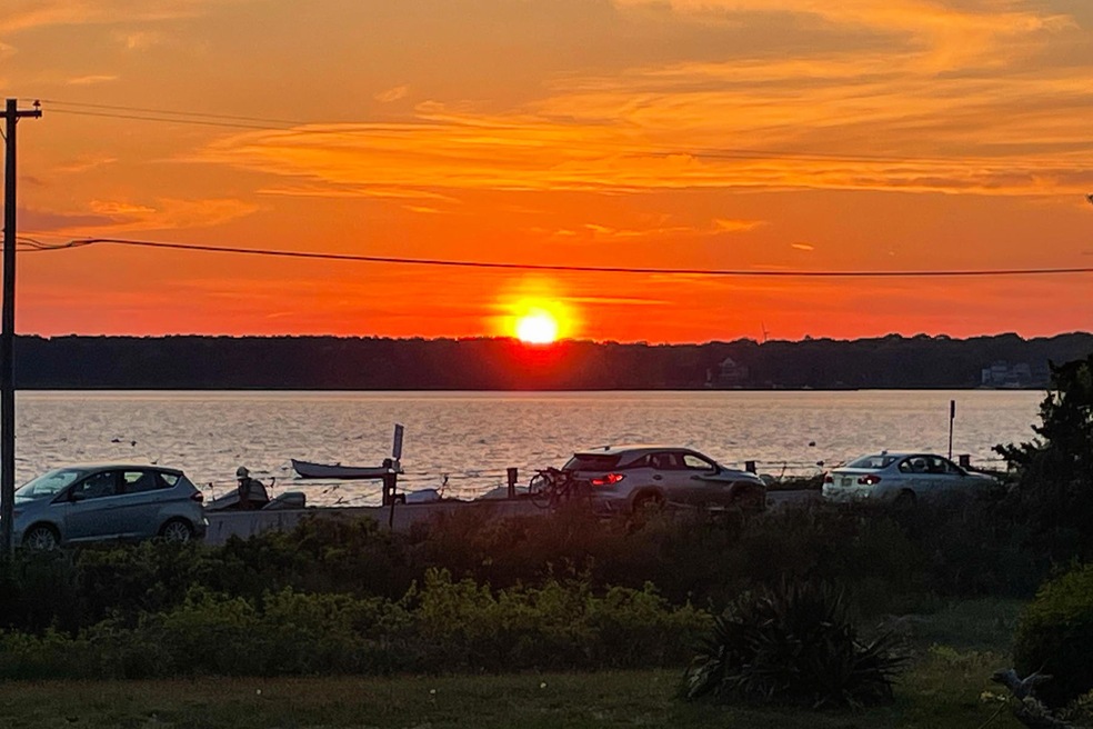 Sunset from property