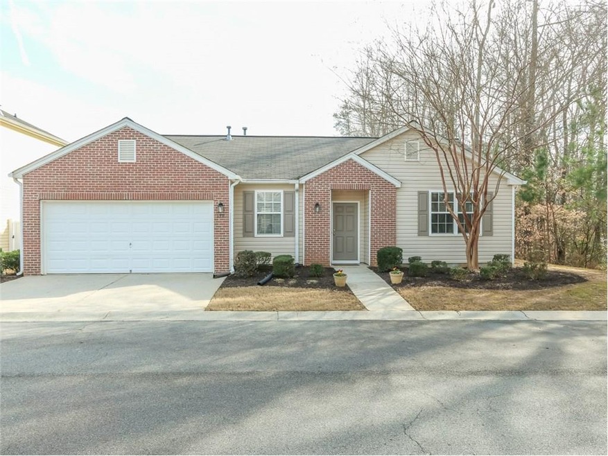 This home is situated on a private corner lot at t