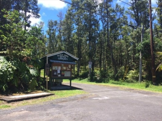 Entrance to unique Black Sand Beach Subdivision
