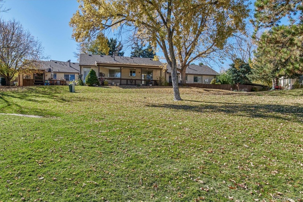 Few units include this built in covered patio, val