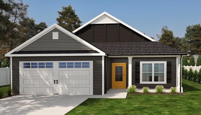 Farmhouse Front Elevation - THE ANSLEY PLAN