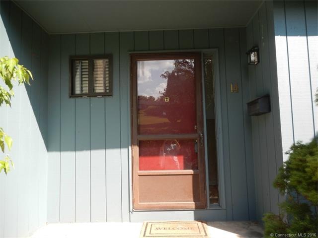 front entrance into condo