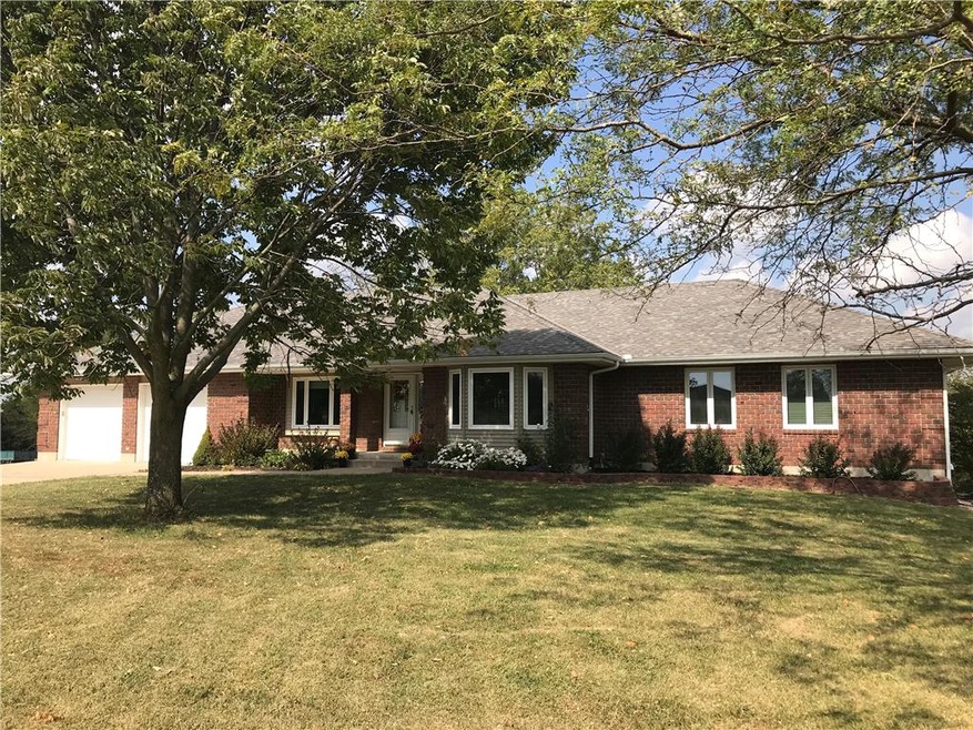 True ranch with main floor living. Home is nestled