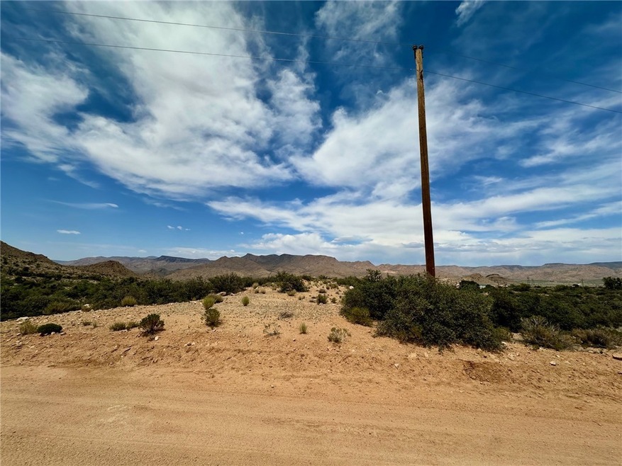lot view from Spring Valley Dr, power pole by driv