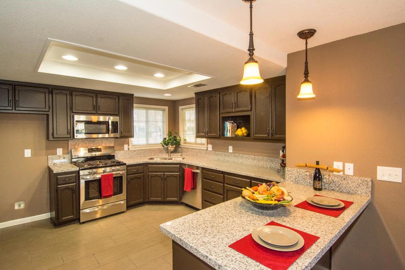 newly remodeled kitchen
