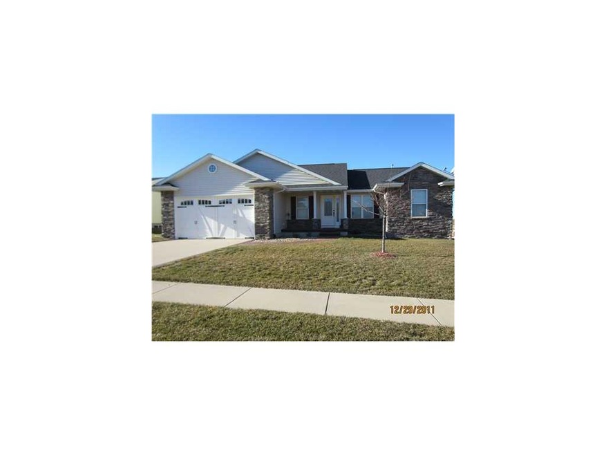 Front Exterior. Beautiful stone graces the front o