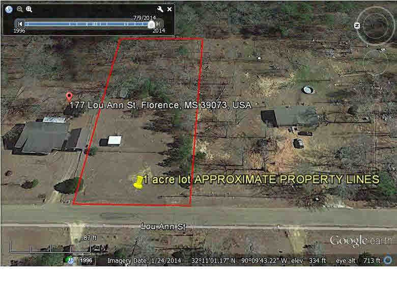 Approximate property lines