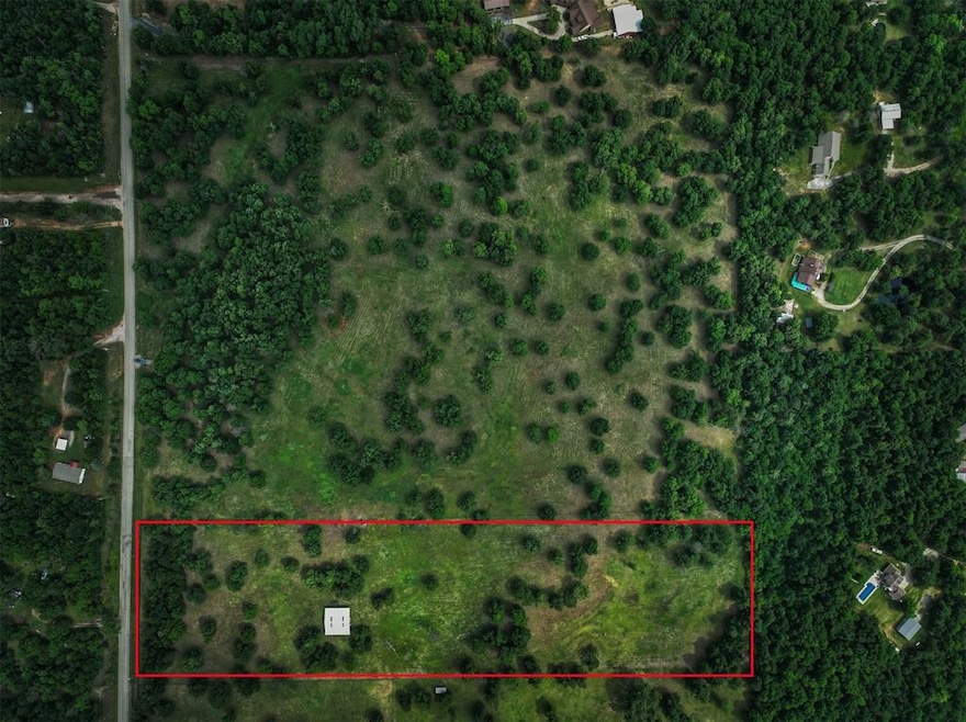 Map / location with property parcel outlined
