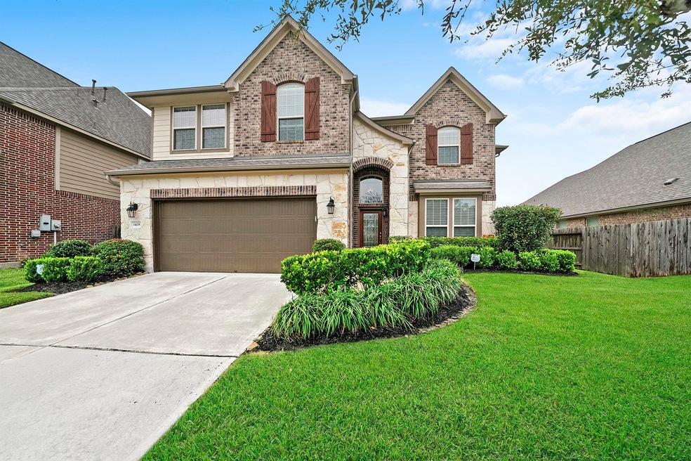 Welcome to 3408 Harvest Moon Ln located in the highly sought after Southern Trails subdivision that boasts jogging trails, workout room, 3-swimming pools, lakes, parks and a putting green!  This home has wonderful updates and a pool-sized backyard.