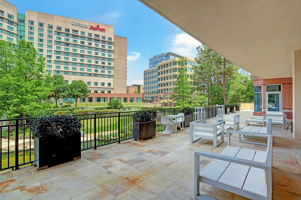 3 Waterway Court, Unit 1E has a wraparound terrace