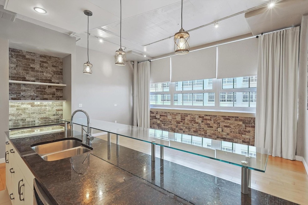 Kitchen Overlooking Living