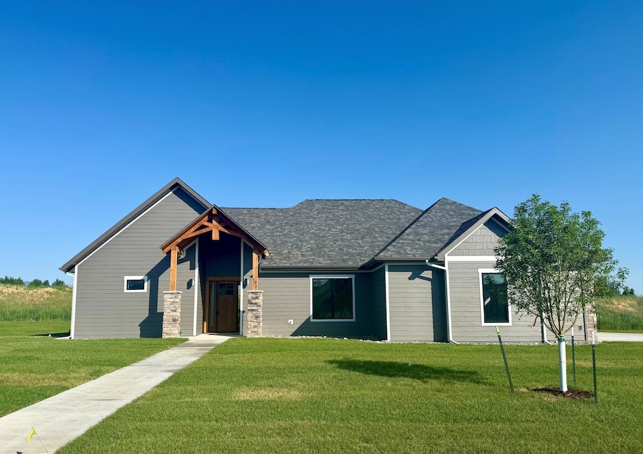 Front of Home Landscaped