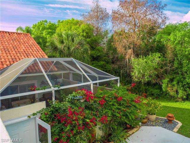 Sun Deck view over courtyard and preserve