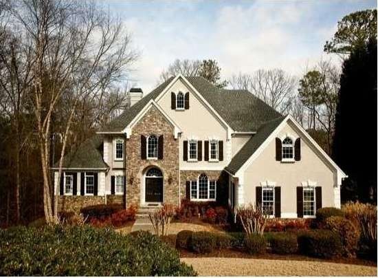 Exterior Front. Incredible Hardcoat Stucco Home Wi