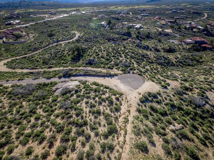 Paved access road to the top