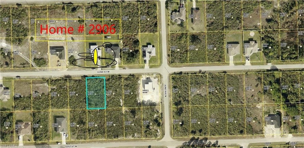 Map / location with property boundaries highlighted
