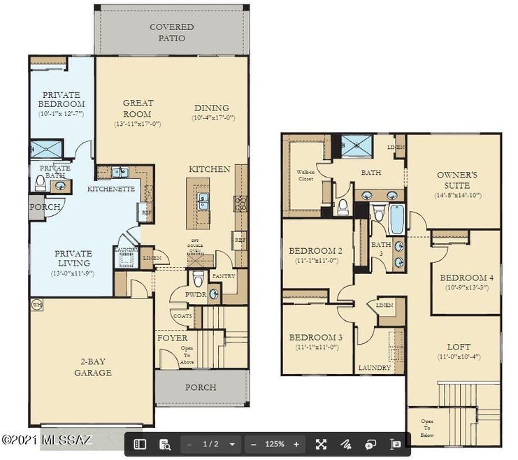 Desert Willow A Floorplan