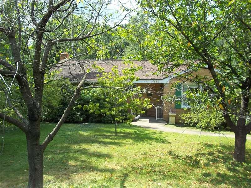 Exterior Front. Solid 3 BR brick ranch with 1 1/2 
