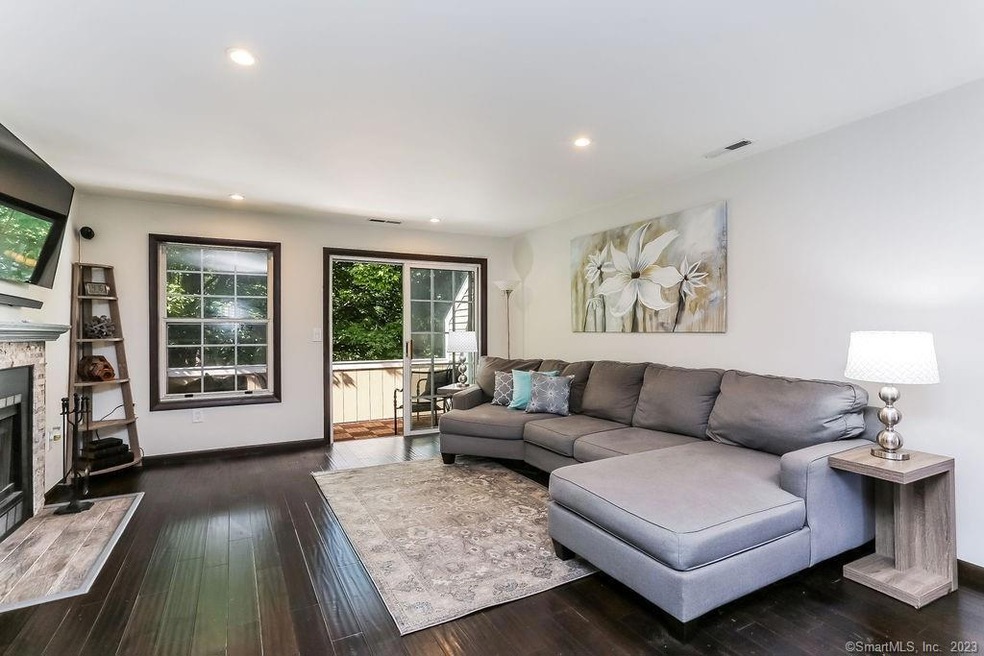 Living Room with sliders to private balcony