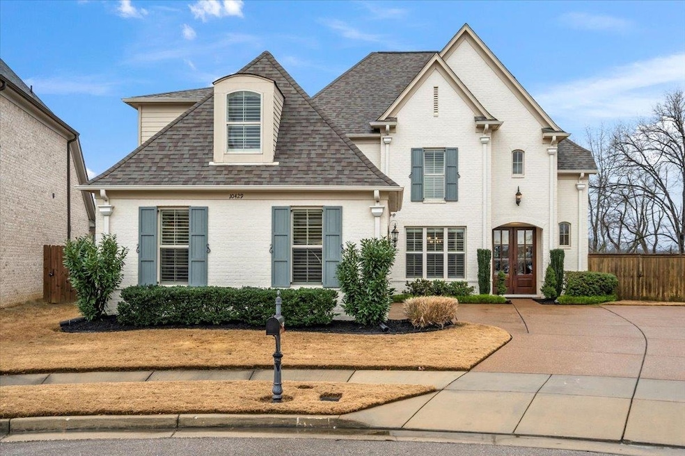View of front of property with french doors