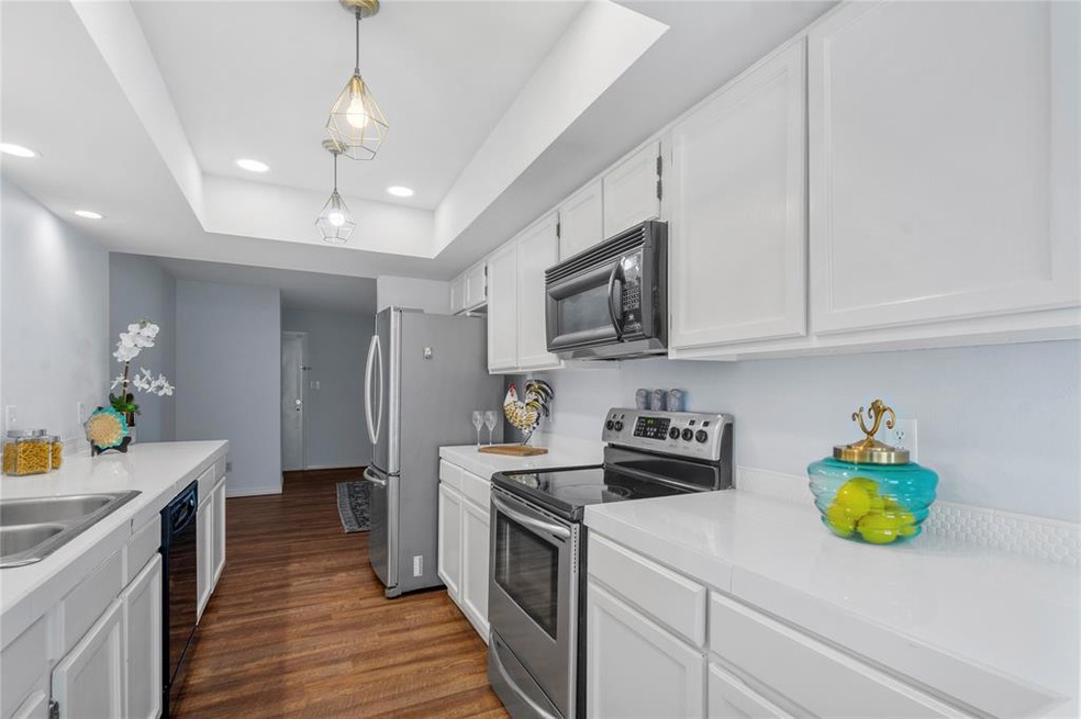 Galley style kitchen