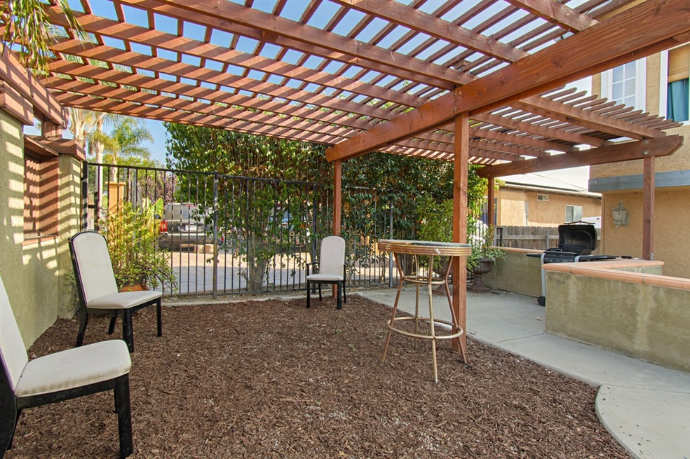 Communal outdoor living area