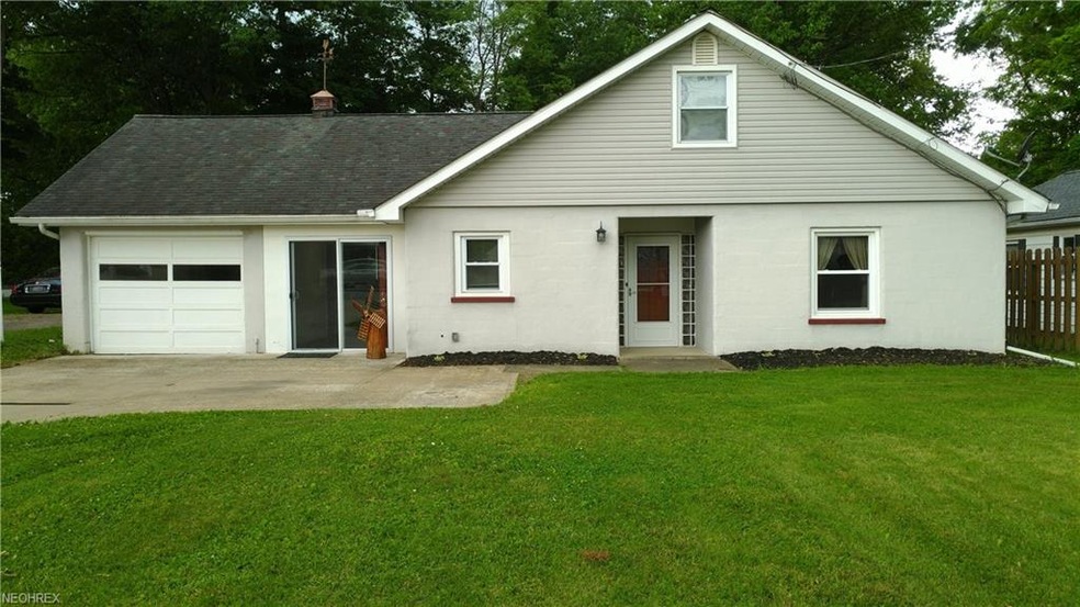 Front of house faces east.