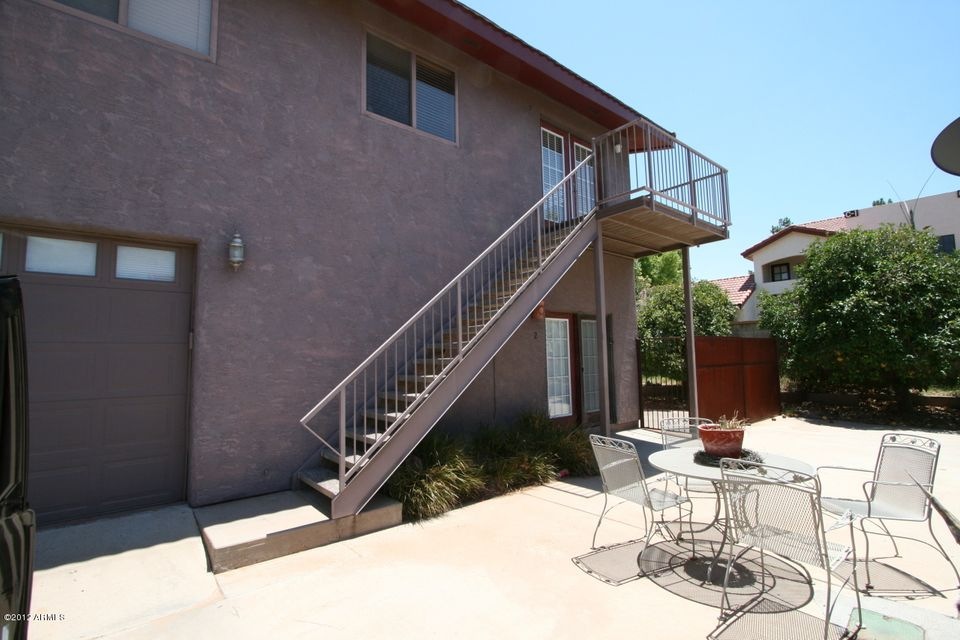 Upper right apartment with balcony