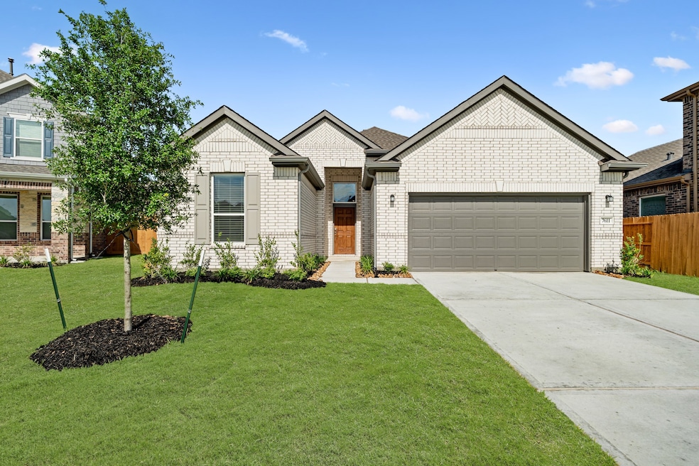 Beautiful one story brick home.