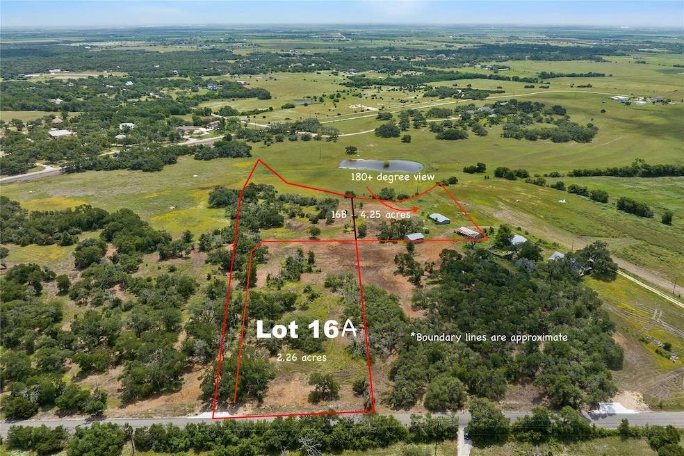Aerial view of sparsely populated area featuring 
