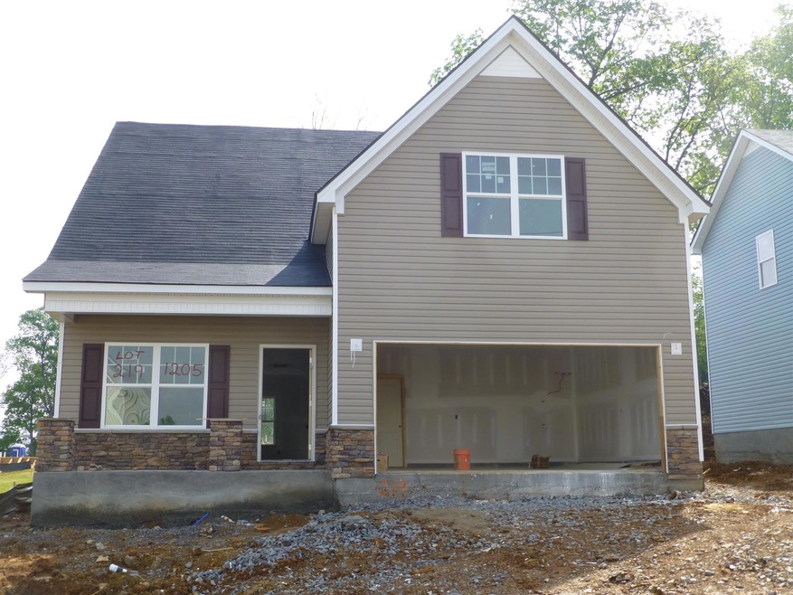 Harvest Grove Lot 219 exterior as of 4/17/2017