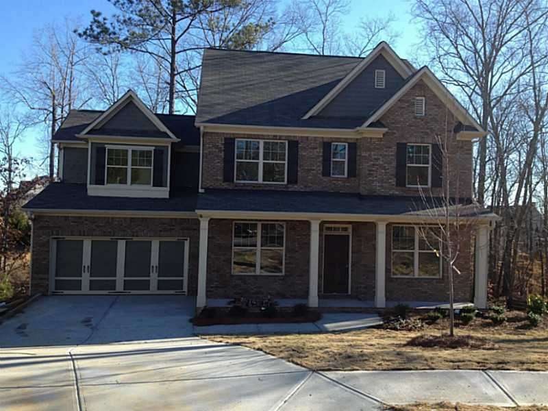 Exterior Front. cul-de-sac, wooded lot