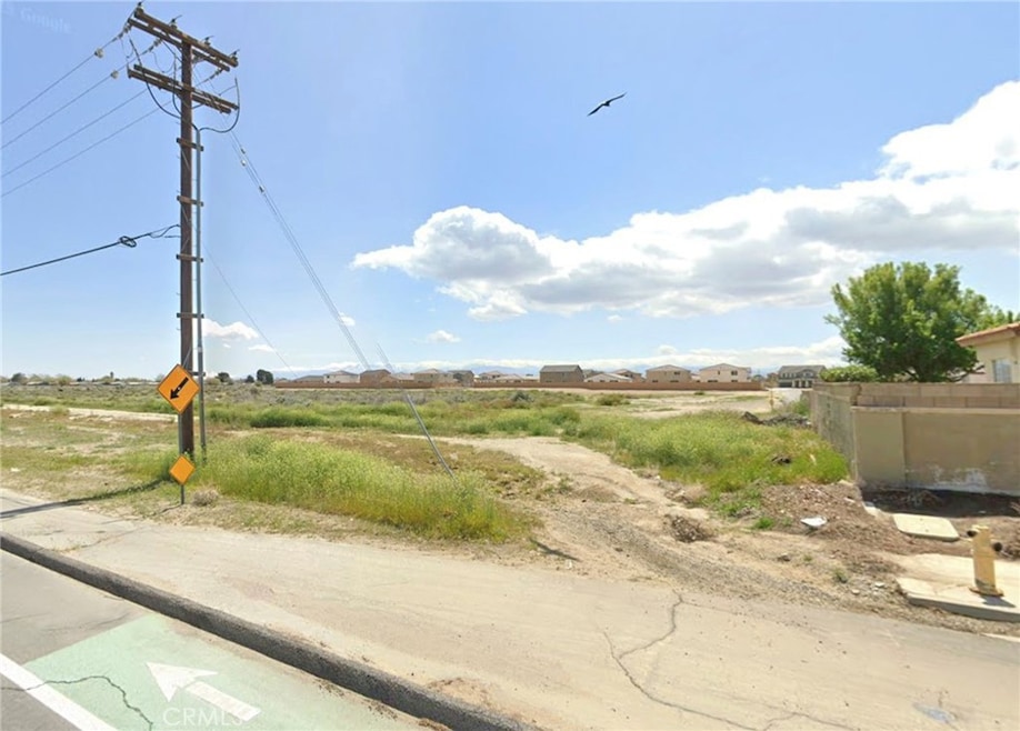 Vacant land zoned residential near the corner of E Ave I & 20th St E in Lancaster 93535