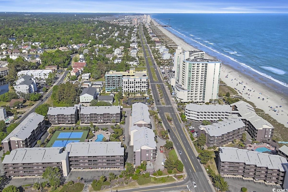 View of property location featuring expansive beach