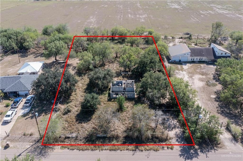 View of rural area featuring property parcel outlined