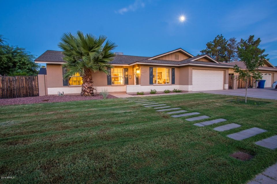 Front Of home at twilight