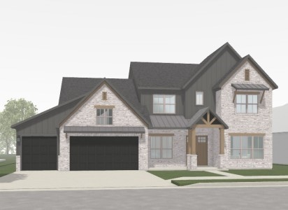 This rendering only. Actual finishes and garage sw