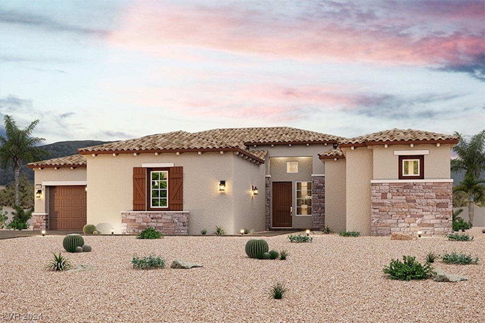 Plan 3336 - Tuscan Elevation ~ Rendering