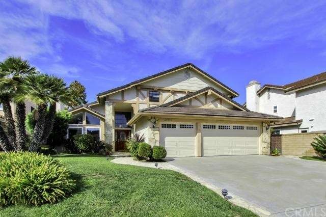 Great Curb appeal with stone frontage, three car g