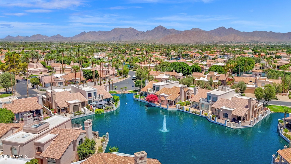 Dramatic Mountain Backdrop