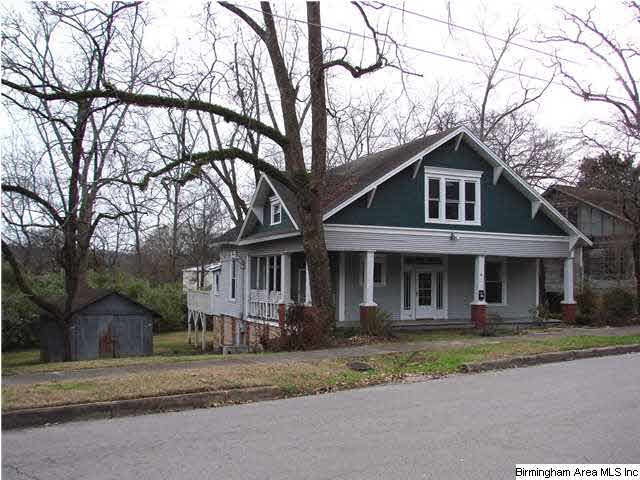 View of front of the property, a big corner lot wi