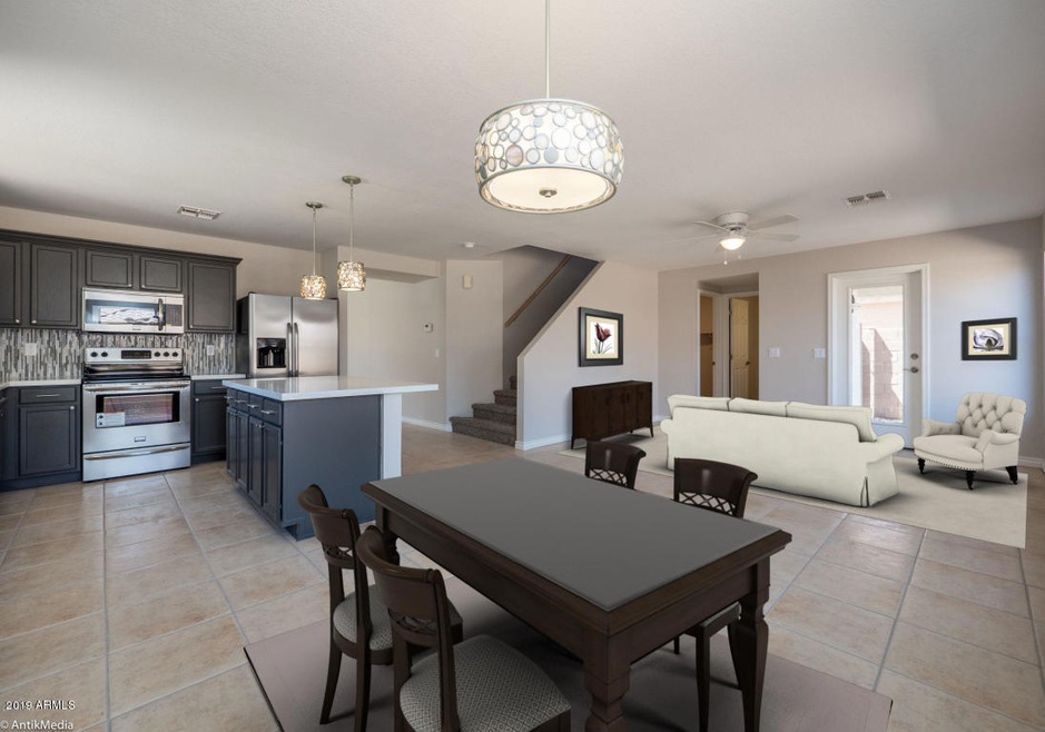 Staged Family Room
