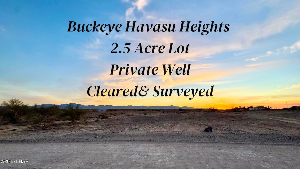 Buckeye Havasu Heights 2.5 Acre Lot Priv